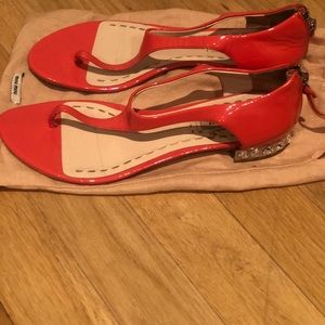Miu Miu tong sandal